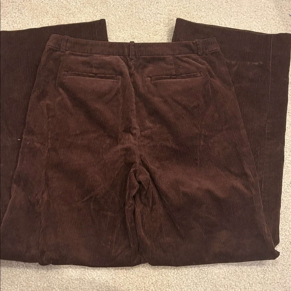 J Crew Wide-leg trouser in stretch corduroy